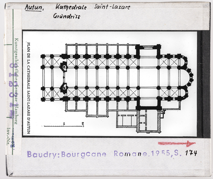 Vorschaubild Autun: Kathedrale Saint-Lazare, Grundriss 